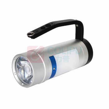明特佳 MINGTEJIA 手持工作灯 MTJ-BSJ7207 12W φ73×183mm (银白色) 5700K 500M LED 电源方式(充电、电池)*电池 ExdiallCT6Gb IP68