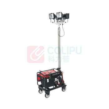 赛时工控 SHSSGK 全方位自动工作灯 SKSZD8-5202 AC220V 4x500W 6000K IP65 (黑)