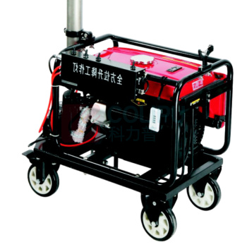赛时工控 SHSSGK 全方位自动工作灯 SKSZD8-5202 AC220V 4x500W 6000K IP65 (黑)