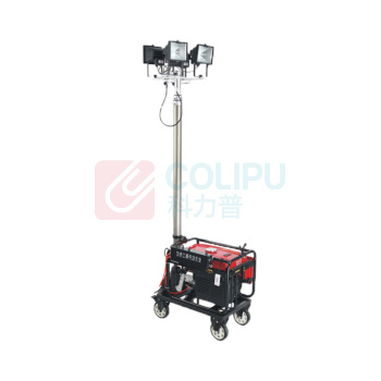 赛时工控 SHSSGK 全方位自动工作灯 SKSZD8-5202 AC220V 4x500W 6000K IP65 (黑)