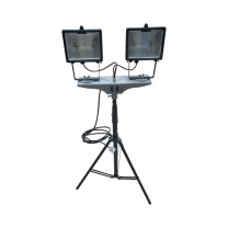赛时工控 SHSSGK 便携式升降工作灯 SKSZD8-5203 AC220V 2x500W 6000K (黑)