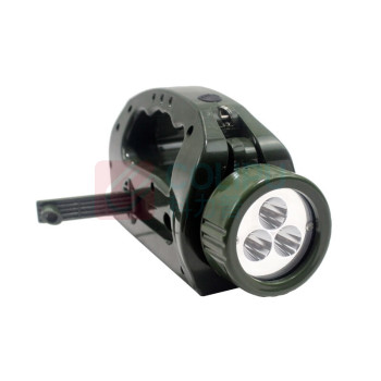 明特佳 MINGTEJIA LED手摇式巡检工作灯 MTJ-BSJ7211B 3W (黑色) IP66 续航时间≥10h DC3.7V 5700K