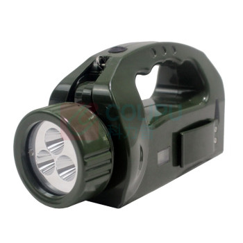 明特佳 MINGTEJIA LED手摇式巡检工作灯 MTJ-BSJ7211B 3W (黑色) IP66 续航时间≥10h DC3.7V 5700K