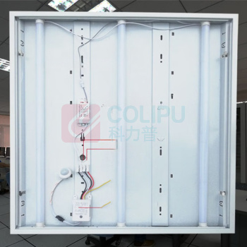 雷雷智光 嵌入式led格栅灯盘 600*600 LED24W+人体感应+应急