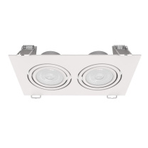 飞利浦 PHILIPS 双头射灯 GD100 18W (中性光) 4000K 开孔200*100mm