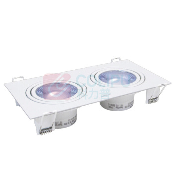 飞利浦 PHILIPS 双头射灯 GD100 18W (中性光) 4000K 开孔200*100mm