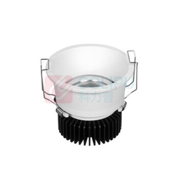 三棵松 嵌入式射灯 SD09白壳7W-开孔75MM 暖光3500K