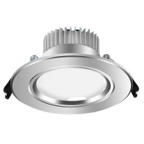 护善 LED筒灯 6W 暖光【全铝散热】孔6.5-9cm (白银)