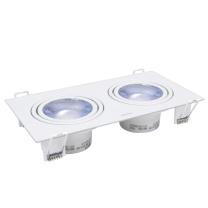 飞利浦 PHILIPS LED双头射灯 GD100-1 2*6W (暖白光) 开孔90*170mm