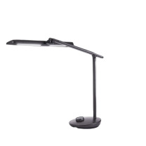 飞利浦 PHILIPS 护眼台灯 手动调节 插座 LED 黑色 13.7W 底座 触摸开关;旋钮控制 不可充电 Ra94.5 铝合金 (黑色)