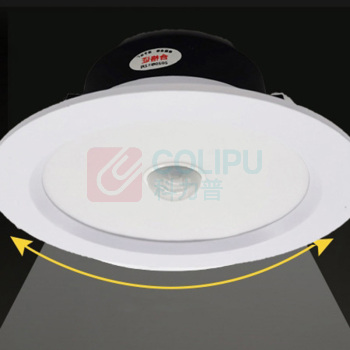 三棵松 LED人体感应筒灯 2.5寸 嵌入式 6000k 6W 孔75mm
