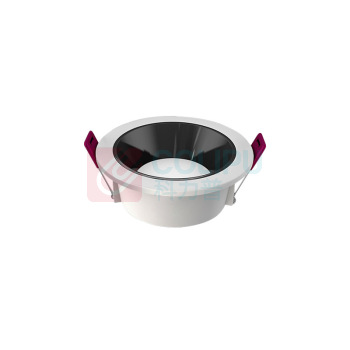 三棵松 超薄窄边防眩筒灯 亮白8寸25w(开孔200mm) 暖光3000K