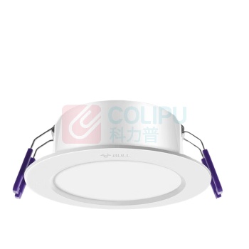 公牛 BULL 嵌入式白色筒灯 MT-C004D-AS (T01I代/40只/箱)57K,3",4W