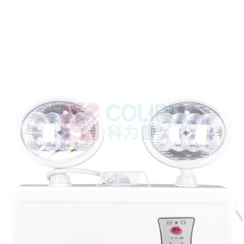 劳士 消防应急灯椭圆铁头280双头灯 L4015-A 双头疏散LED出口停电二合一应急灯