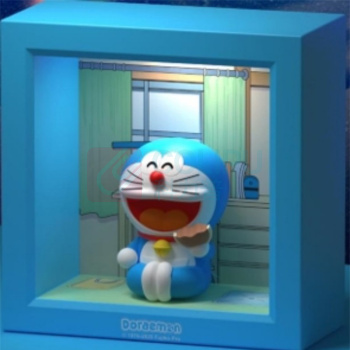 哆啦A梦 DORAEMON 相框小夜灯/蓝色/ RST10754