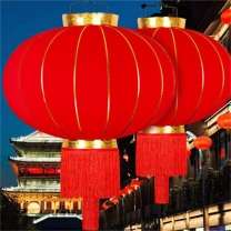 欧妮姿 新年灯笼 120#大红灯笼(对装)