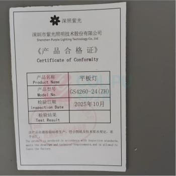 深照紫光 平板灯 GS4260-24(ZH)