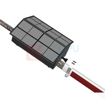 明特佳 MINGTEJIA 拉线警示灯 MTJ4901 (黑色+红色+白色) 5W DC5.2V IP65 20闪/分钟 LED 供电方式:电池