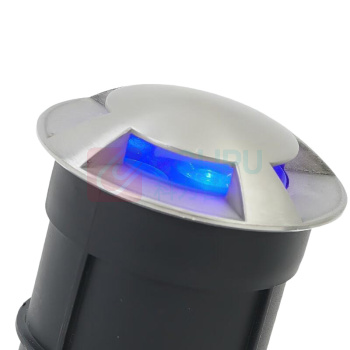 锐澳 led嵌入式地埋灯 大号 75mm*105mm (正白光) 四面出光