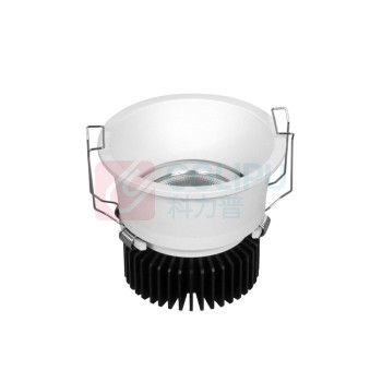 三棵松 嵌入式射灯 led天花灯 SD09白壳7W-开孔75MM