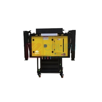 惠乐为 应急发电照明装置 HLS2030K-3T 220VAC 3*30W IP65 升降高度2.2m 发电机 (黄色)