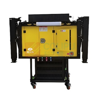 惠乐为 应急发电照明装置 HLS2030K-3T 220VAC 3*30W IP65 升降高度2.2m 发电机 (黄色)