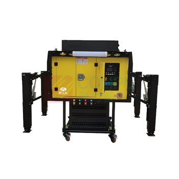 惠乐为 应急发电照明装置 HLS2030K-3T 220VAC 3*30W IP65 升降高度2.2m 发电机 (黄色)