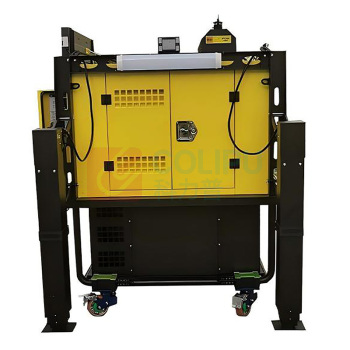 惠乐为 应急发电照明装置 HLS2030K-3T 220VAC 3*30W IP65 升降高度2.2m 发电机 (黄色)