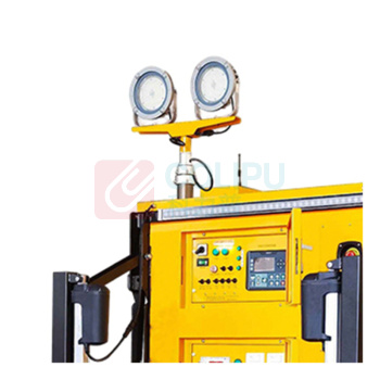 凯瑞 自动化照明灯塔 KLG798 2×100W IP54 低压220VAC 发电机供电 续航时间≥8h 升降高度3m (黄色)
