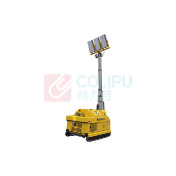 惠乐为 自动照明灯塔 LB6180X 3KW 4500~6500K LED IP65 升降高度*5.4米 (黄色)