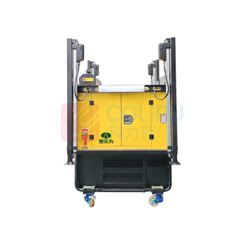惠乐为 应急发电照明装置 LB6182B-100K 220VAC 3*30W IP65 举升高度2.2m 发电机供电 (黄色)