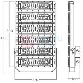 大地之光 泛光灯 DDZG-AN212-300C LED 300W