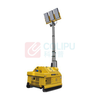 惠乐为 应急照明灯塔 HXN104K-ZXZ 220VAC 3*1000W IP65 最大升起高度5.4m 发电机 (黄色)