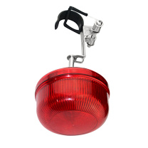 通明 TORMIN 太阳能警示灯 ZW4308 1.5W IP66 DC3.7V 5000K 工作时间50h (红色)