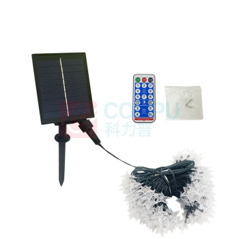 安赛瑞 太阳能灯串 766110 50米400灯 暖光
