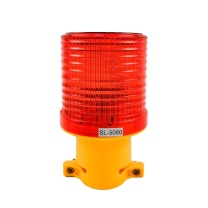 安赛瑞 LED太阳能警示灯 310009 外壳材质:塑料 太阳能板:2V/100mA多晶太阳能板 镍氢电池:1. 2V/800mAh【【灯罩:φ84mm 底座高:52mm 高:139mm】】 规格:插筒式底座