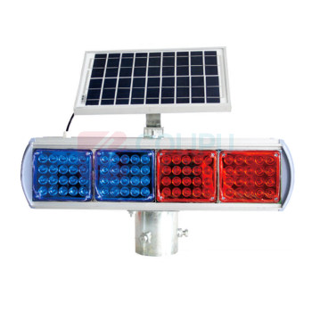 雷发 LED太阳能爆闪灯 LF-SPBS-12 DC24V 8W 红蓝双色 色温:3000-6500K