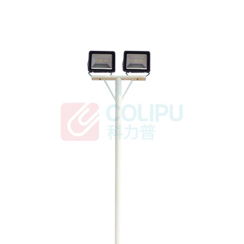 信诚 户外LMTGGD球场灯高杆投光灯316不锈钢全套5米双头 250W6000K 白光含地笼