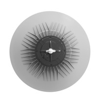 明特佳 MINGTEJIA LED高顶灯 ZGD9100-L100 100W (灰色)