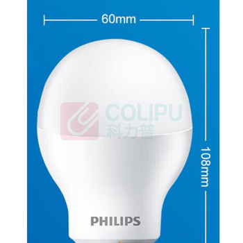 飞利浦(PHILIPS)LED灯泡节能灯 7W-6500K E27螺口 7W
