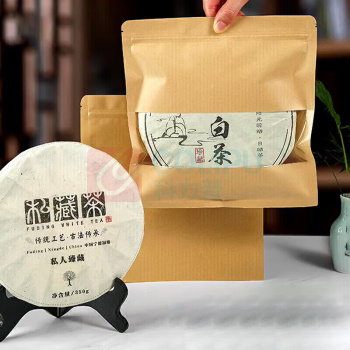 八海鸟 茶叶密封袋 牛皮纸 20支/袋 375g