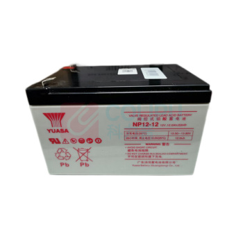 汤浅 NP12-12 铅酸免维护蓄电池 12V12AH UPS蓄电池 NP12-12