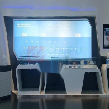赋康 展柜后灯箱改造 551*140cm 拆除原有灯源现场切料