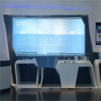 赋康 展柜后灯箱改造 551*140cm 拆除原有灯源现场切料