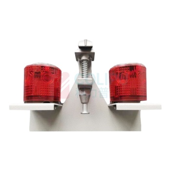 维莱奥斯 太阳能警示灯装置 XHD1002 3w IP65 DC3.7V 红光 3000k 续航时间9天 (红色)