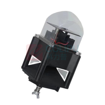 豫眺望 光感强音警示灯 YTW-04A 5W IP65 DC1.8V 3500K (黑色)