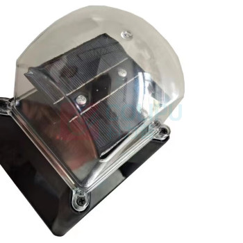 豫眺望 光感强音警示灯 YTW-04A 5W IP65 DC1.8V 3500K (黑色)