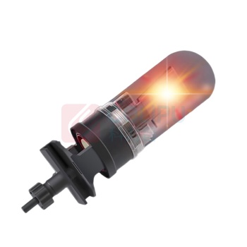 豫眺望 光感强音警示灯 YTW-02A 5W IP65 DC1.8V 3500K (黑色)
