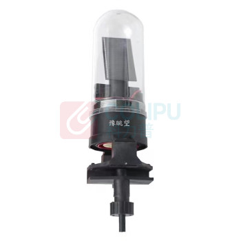 豫眺望 光感强音警示灯 YTW-02A 5W IP65 DC1.8V 3500K (黑色)