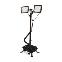 WAROM 华荣 充电型照明装置 GAD515-IV 5500K IP65 19.2Ah 345*280*1000mm 96W 16V (黑色)